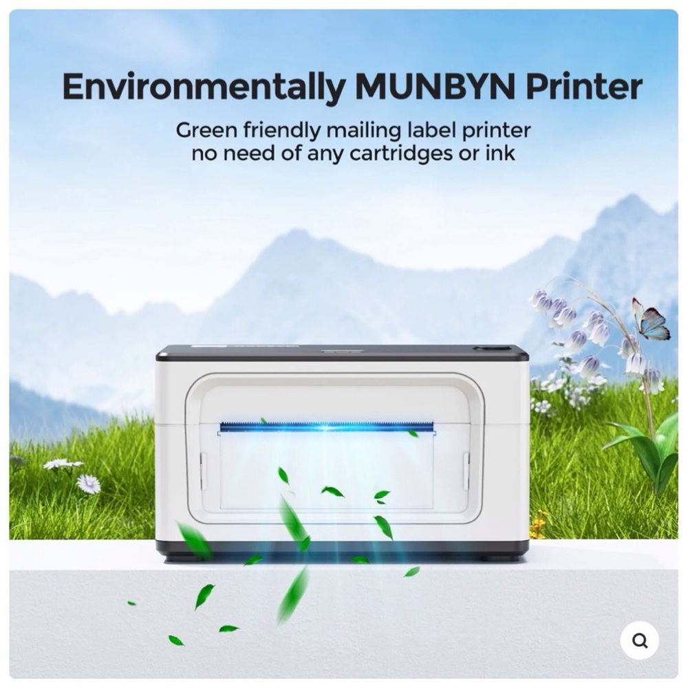 MUNBYN Thermal Shipping Label Printer ITPP941 USB NEW - Picture 4 of 12